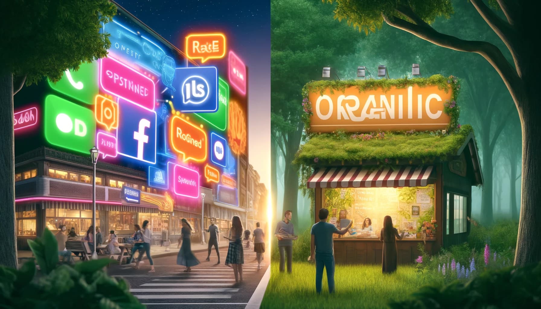 Risks of Facebook Ads vs Benefits of Organic Broadcast Marketing