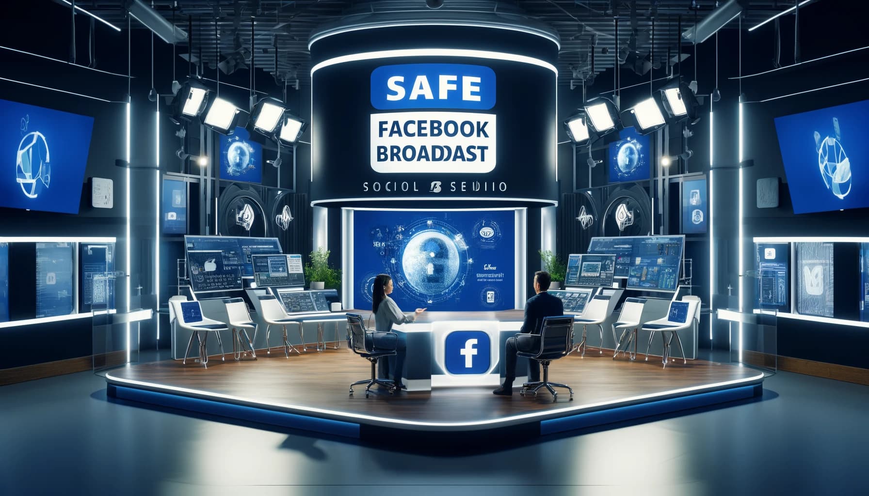 Safe Facebook broadcasting